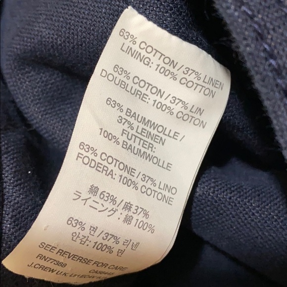 J Crew Navy Swish Skirt Size 4 - Picture 5 of 5